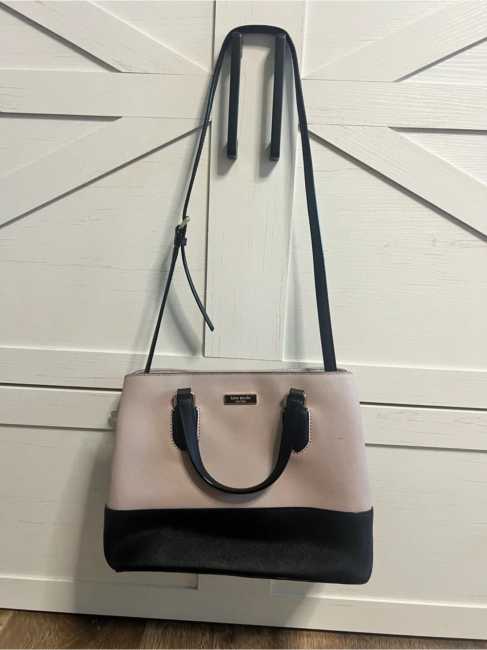 Kate Spade Laurel Way Saffiano Leather Colorblock Satchel Bag